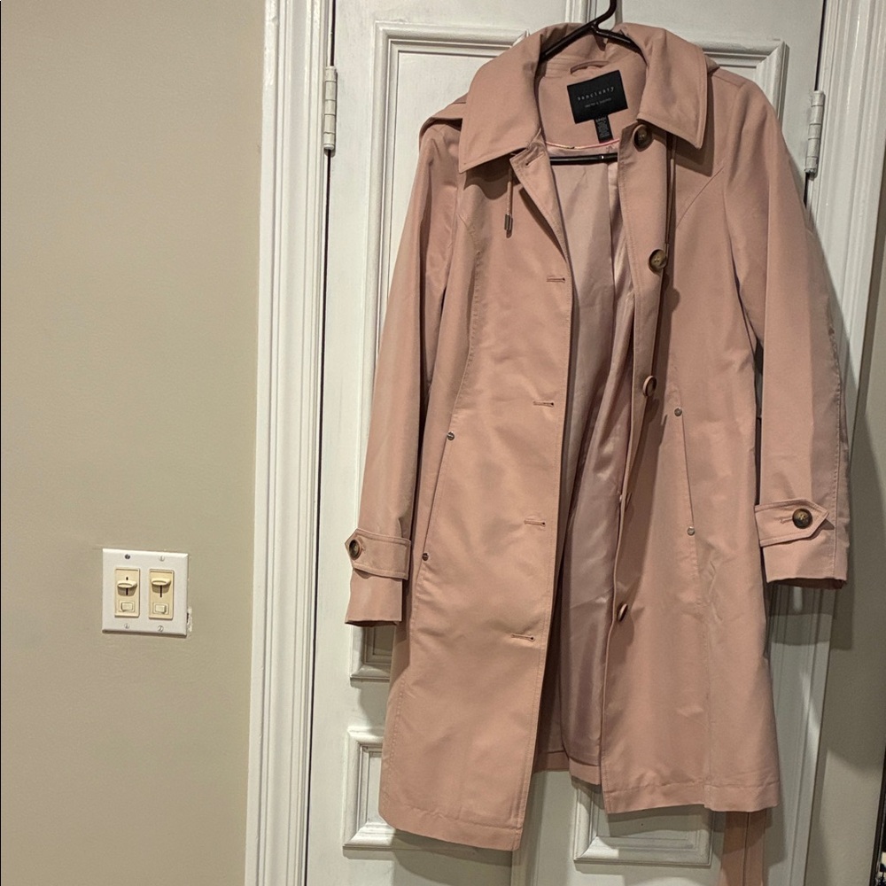 Sanctuary Blush Pink Trench Coat
